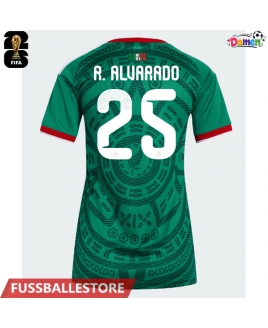 Günstige Mexiko Roberto Alvarado #25 Heimtrikot Damen WM 2026 Kurzarm